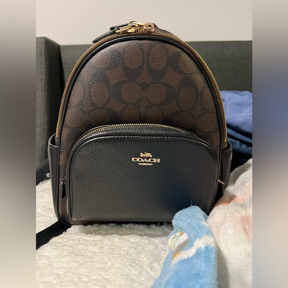 Mini Court Backpack In Signature Canvas